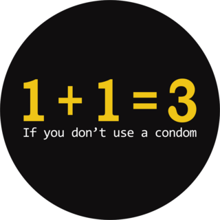 One Plus One Equals Three Sticker