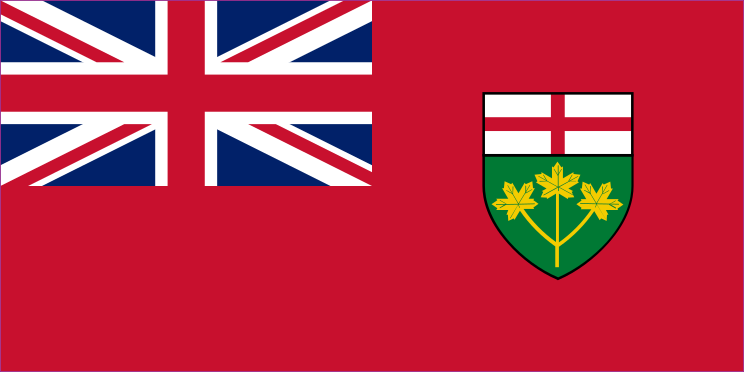 Ontario Flag Sticker