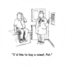 Optometrist Funny Cartoon Sticker