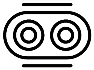 Optometrist Icon Sticker