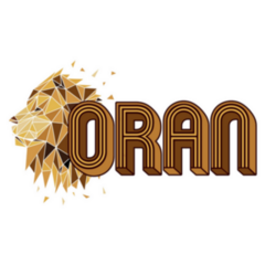 Oran 3d Brown Calligraphy Algeria Sticker