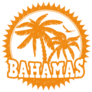 Orange Bahamas Sticker