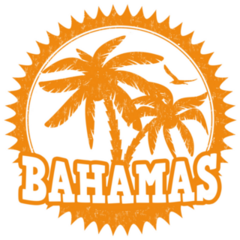 Orange Bahamas Sticker
