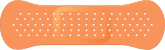 Orange Band Aid Bandage Sticker