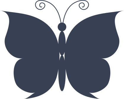 Orange Oakleaf Butterfly Sticker