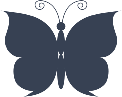 Orange Oakleaf Butterfly Sticker