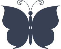 Orange Oakleaf Butterfly Sticker