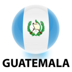 Orb Guatemala Flag Sticker