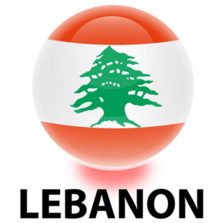 Orb Lebanon Flag Sticker