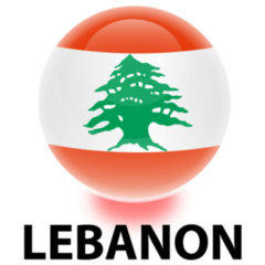 Orb Lebanon Flag Sticker