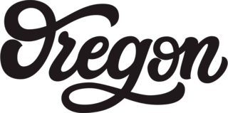 Oregon Calligraphy Sticker