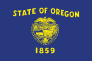 Oregon Or State Flag Sticker