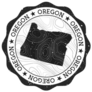 Oregon Outdoor Stamp Sticker
