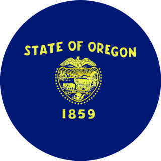 Oregon State Flag Sticker