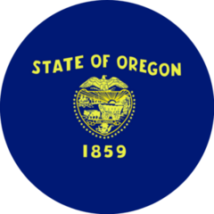 Oregon State Flag Sticker