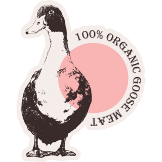 Organic Goose Sticker