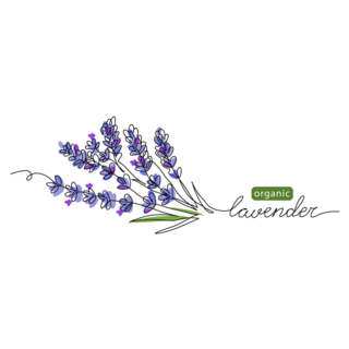 Organic Lavender Sticker