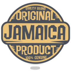 Original Product Of Jamaica Stamp Sticker