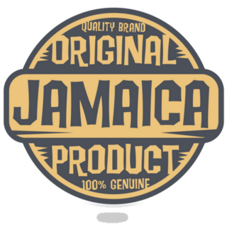 Original Product Of Jamaica Stamp Sticker