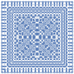 Ornamental Azulejo Portugal Tiles Decor Sticker