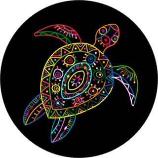Ornate Turtle Sticker