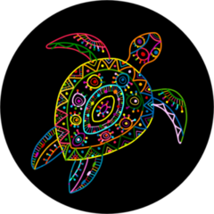 Ornate Turtle Sticker