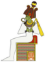 Osiris ,isolated Figure Of Ancient Egypt God Sticker