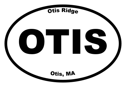 Otis Ridge Oval Sticker
