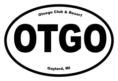Otsego Club & Resort Oval Sticker