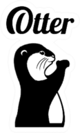 Otter Logo Icon Illustration Sticker