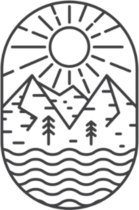 Outdoor Adventures Monoline Sticker