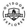 Outdoor Explorer Camping Circle Sticker