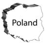 Outline 3d Map Of Poland Sticker