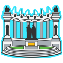 Outline Ecuador Guayas Sticker