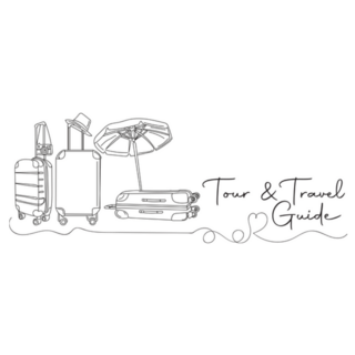 Outline Sketch Tour & Travel Guide Sticker