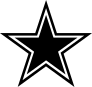 Outlined Star Sticker
