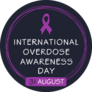 Overdose Awareness Day, 31 August Sticker