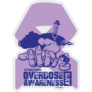 Overdose Awareness Purple Ribbon Sticker