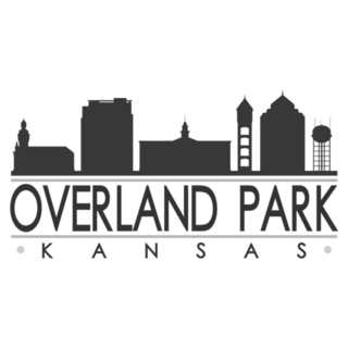 Overland Park Kansa Skyline Sticker