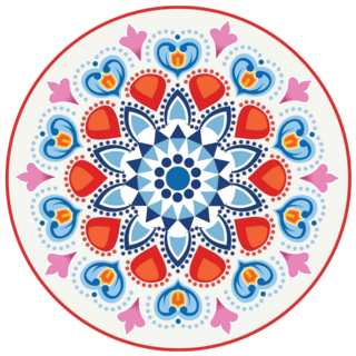 Oxcart Wheel Sticker