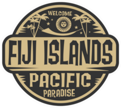 Pacific Paradise Fiji Islands Sticker