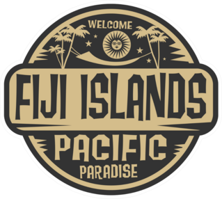 Pacific Paradise Fiji Islands Sticker