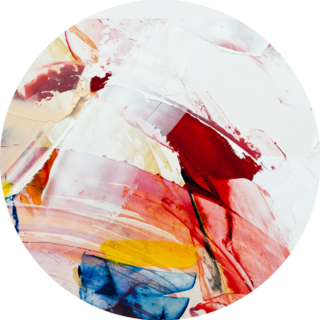 Painted Abstract Background Sticker