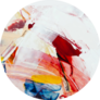 Painted Abstract Background Sticker