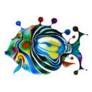 Painted Bright Clown Fish Sticker