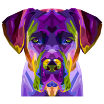Painted Cane Corso Sticker