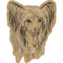 Painted Chinese Crested Sticker