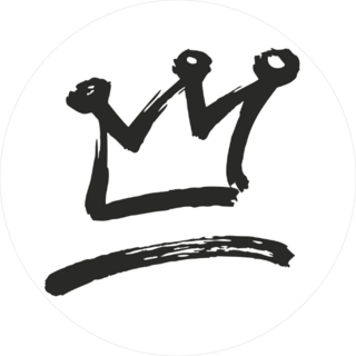 Painted Crown Symbol Sticker