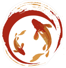 Painted Koi Sticker