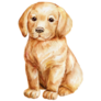 Painted Lab Puppy Sticker